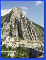 Rocher d'escalade de  La Baume
